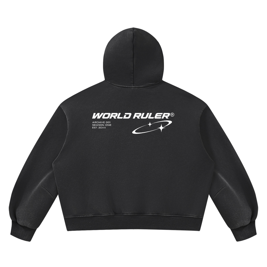 World Ruler Classic Boxy Fleeced hoodie