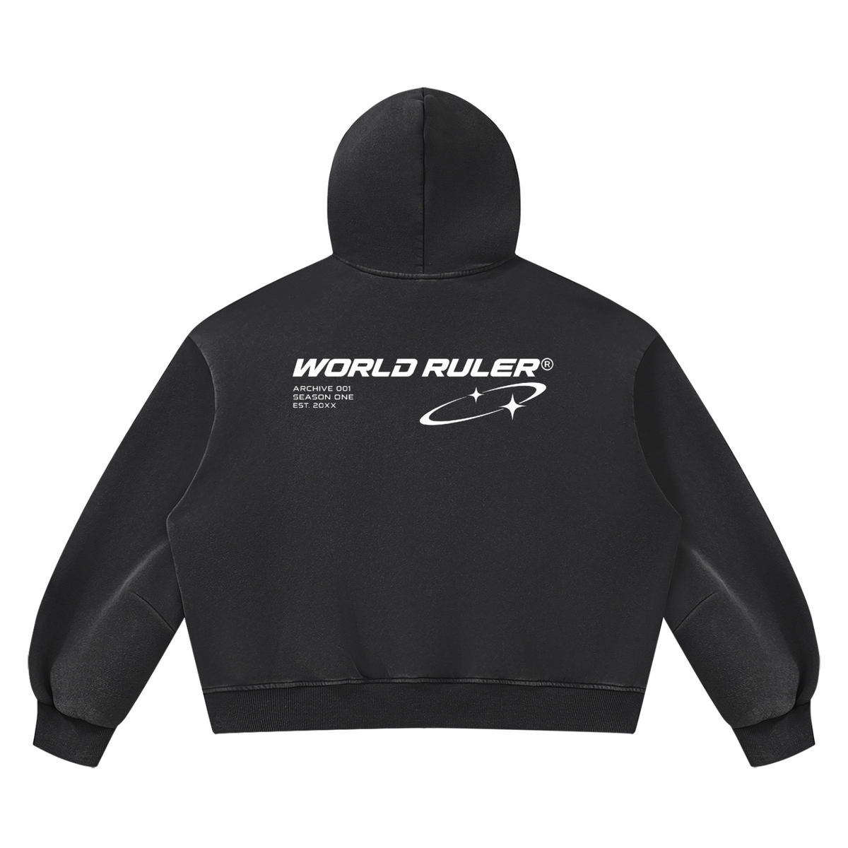 World Ruler Classic Boxy Fleeced hoodie