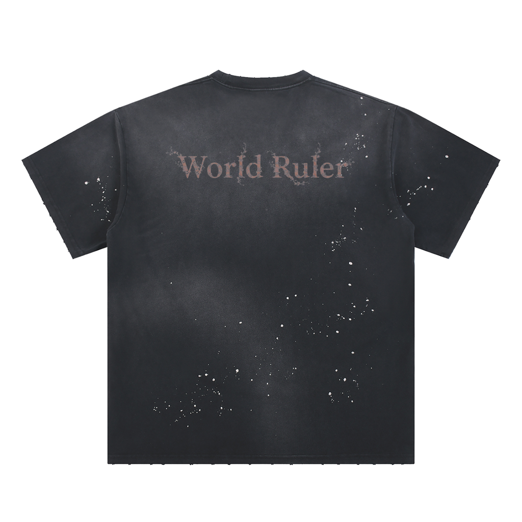 World Ruler Paint Splatter T-Shirt
