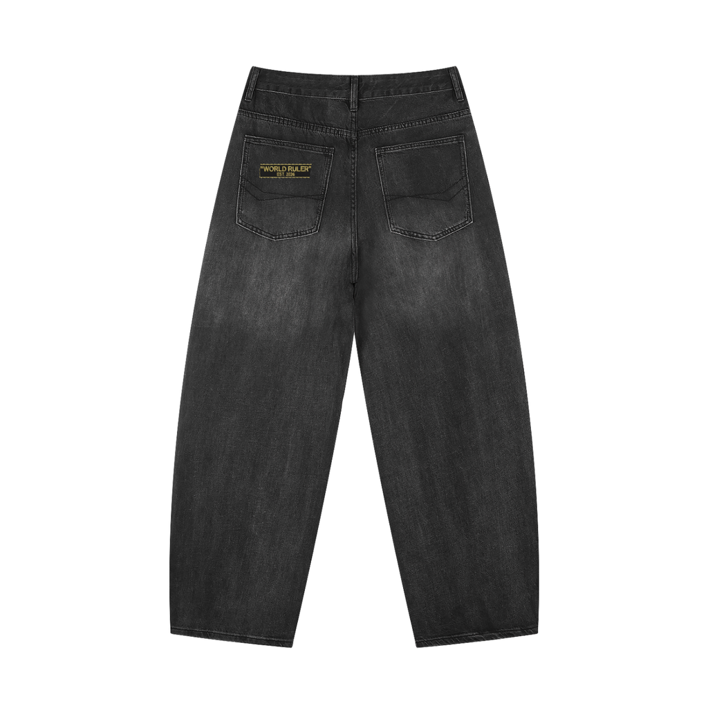 World Ruler Patched Jeans