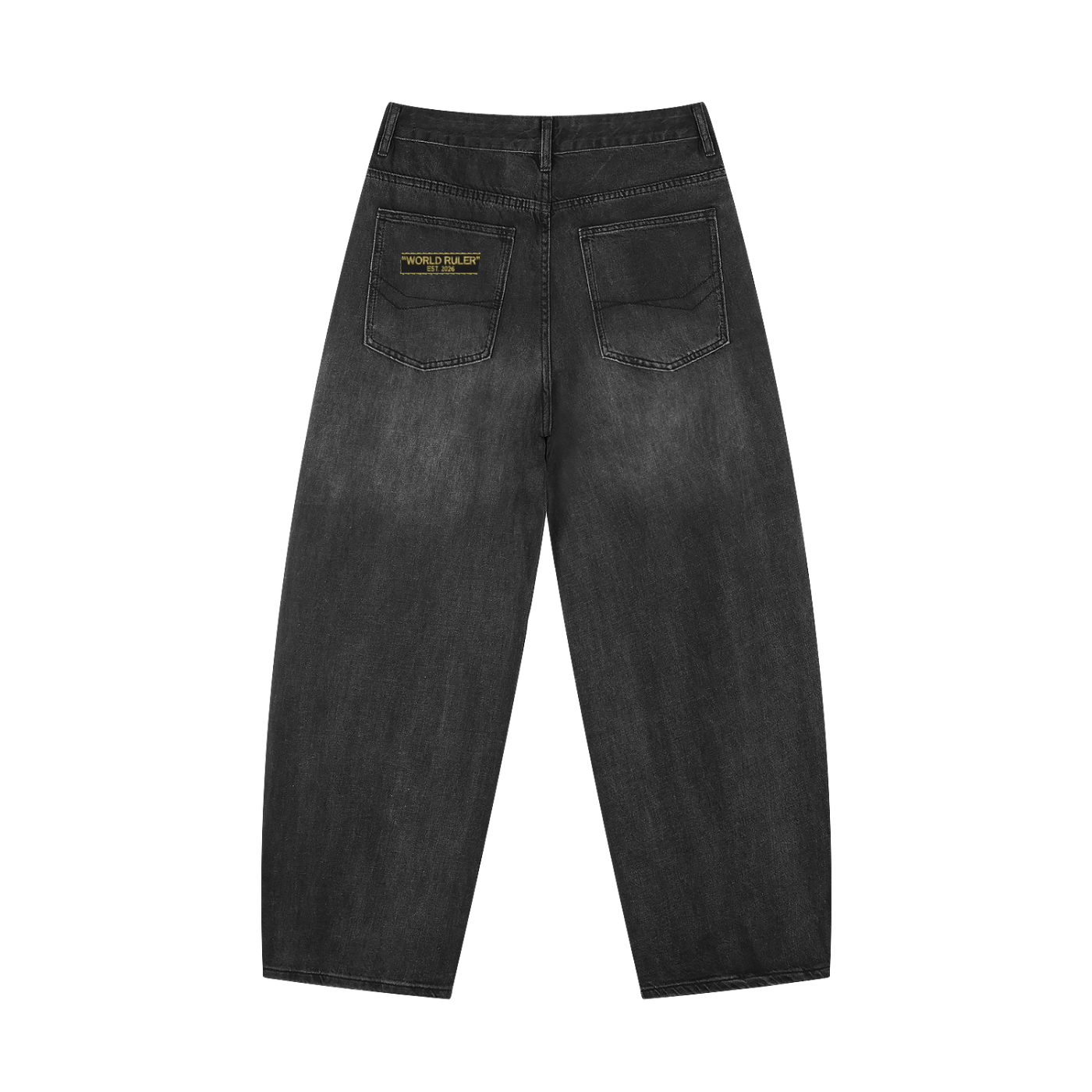 World Ruler Patched Jeans