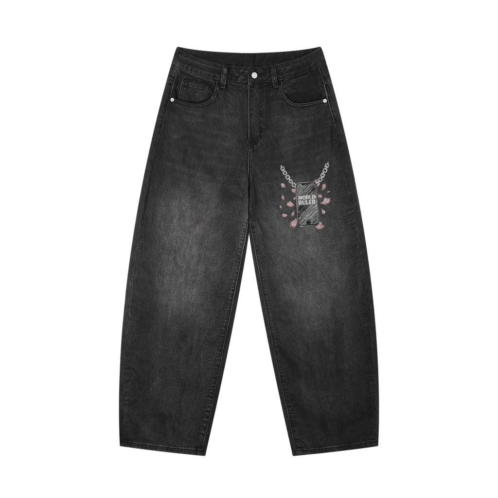 World Ruler Patched Jeans