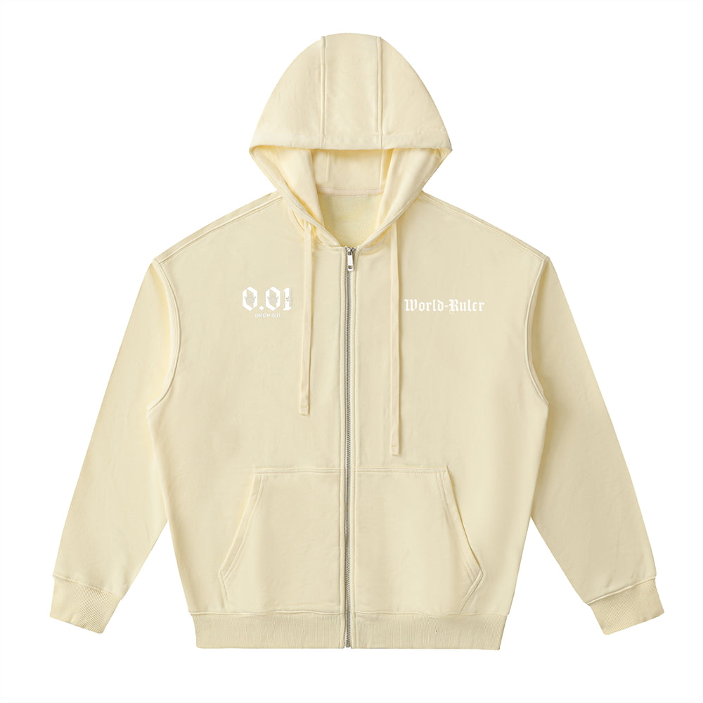 WORLD RULER Zip Up Hoodie