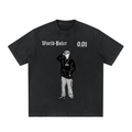World Ruler Vintage Washed Frayed T-Shirt