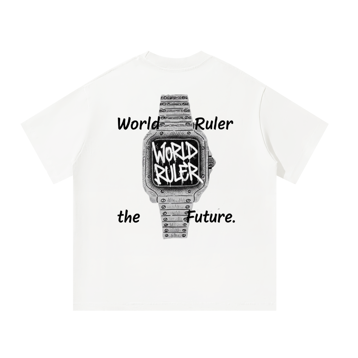 World Ruler Time Oversized T-Shirt