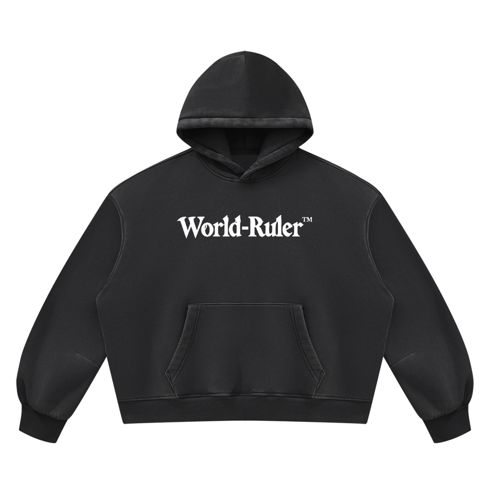 World Ruler Classic Boxy Fleeced hoodie