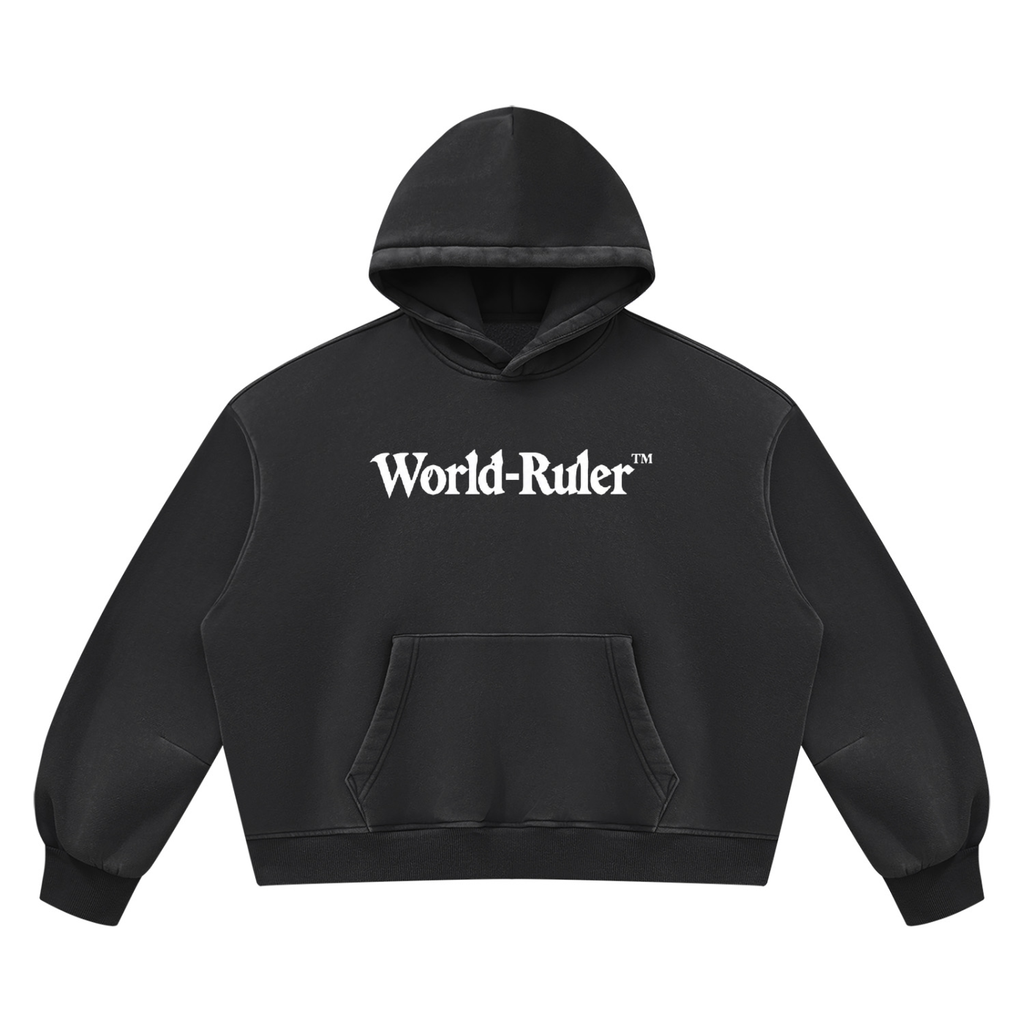 World Ruler Classic Boxy Fleeced hoodie