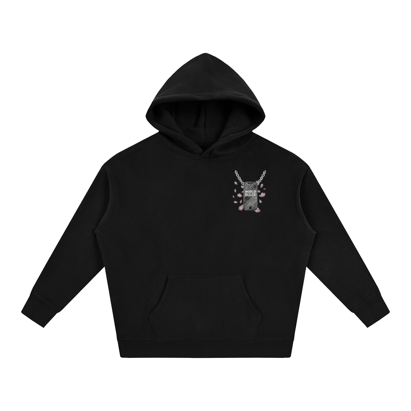World Ruler Signal Oversize Fleeced Hoodie